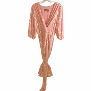 Kaulua’e Women's Hawaiian Dress Pink Plumeria Pua S